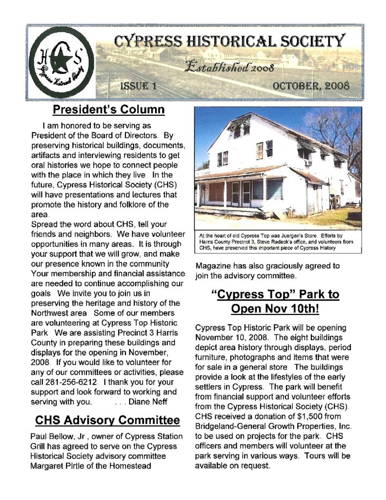 thumbnail of CHS-Newsletter-01-Oct2008