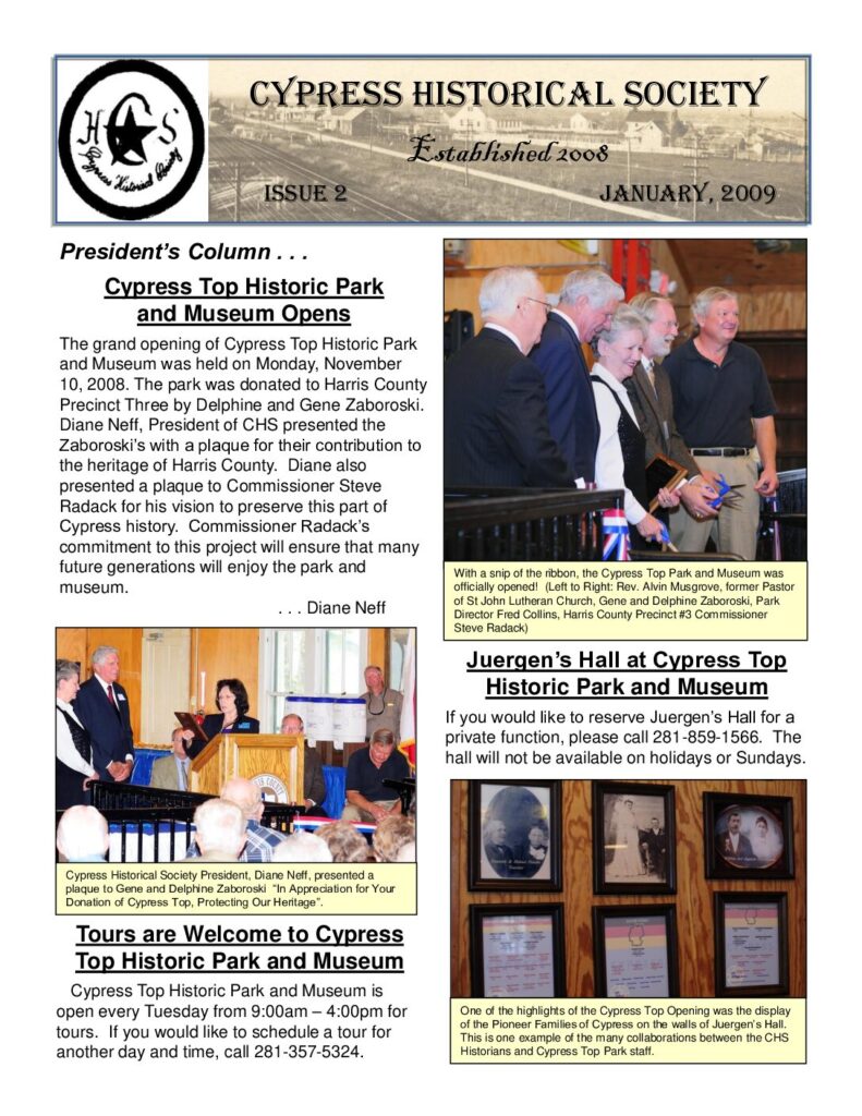thumbnail of CHS-Newsletter-02-Jan2009
