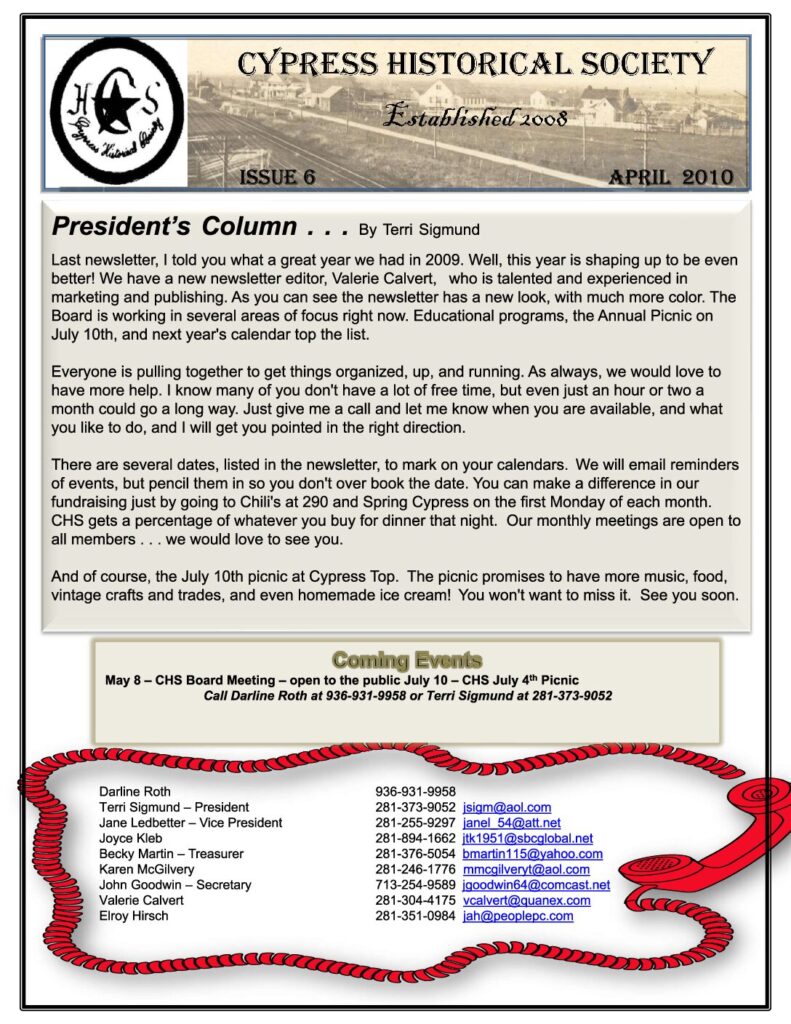 thumbnail of CHS-Newsletter-06-Apr2010