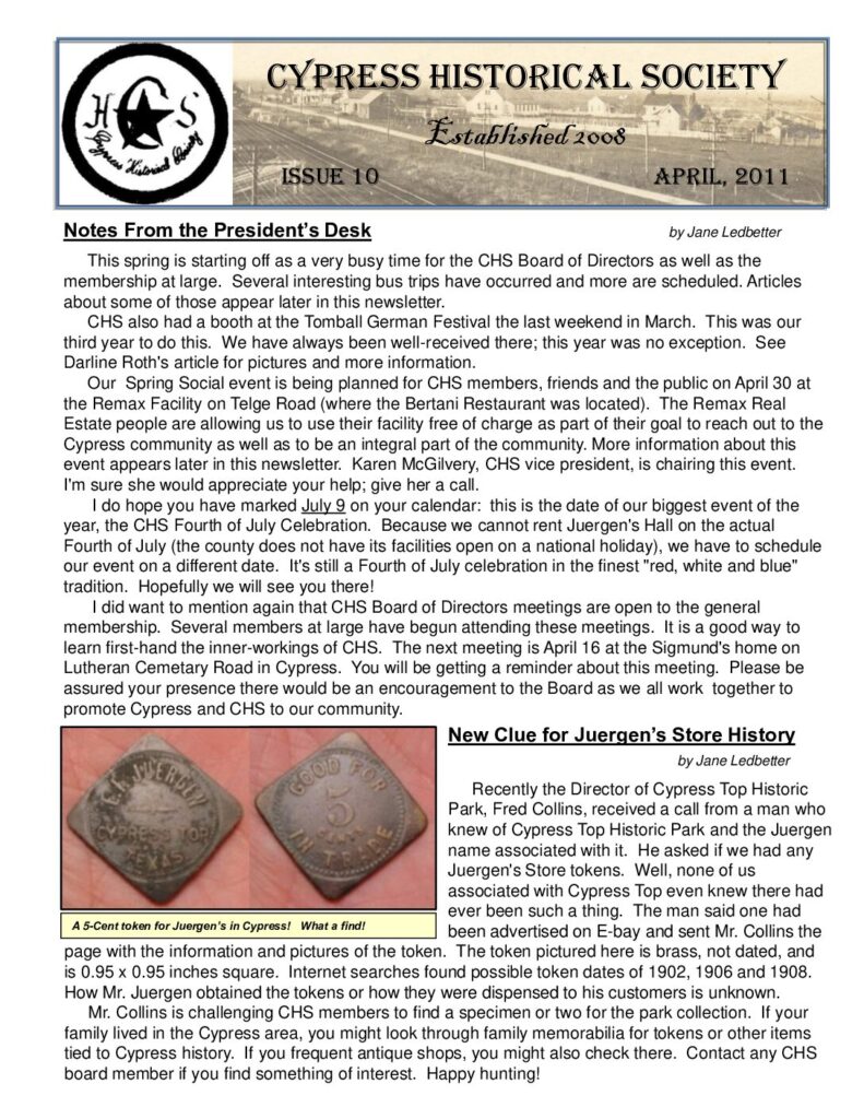 thumbnail of CHS-Newsletter-10-Apr2011
