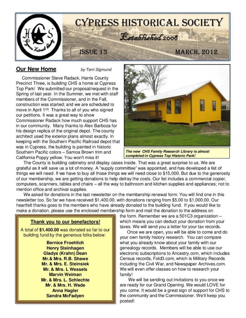 thumbnail of CHS-Newsletter-13-Mar2012