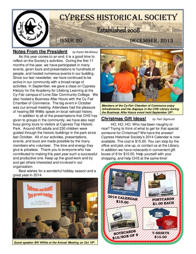 thumbnail of CHS-Newsletter-20-Dec2013