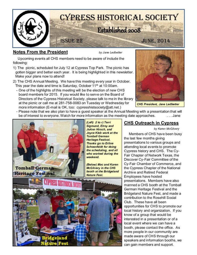 thumbnail of CHS-Newsletter-22-Jun2014