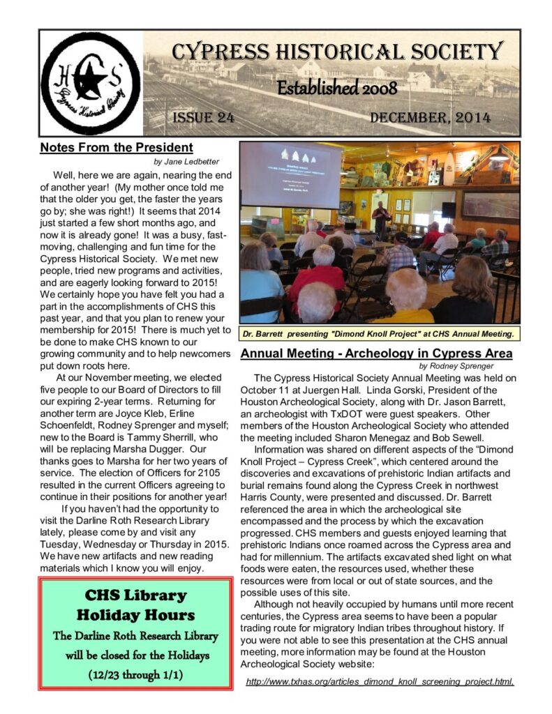 thumbnail of CHS-Newsletter-24-Dec2014