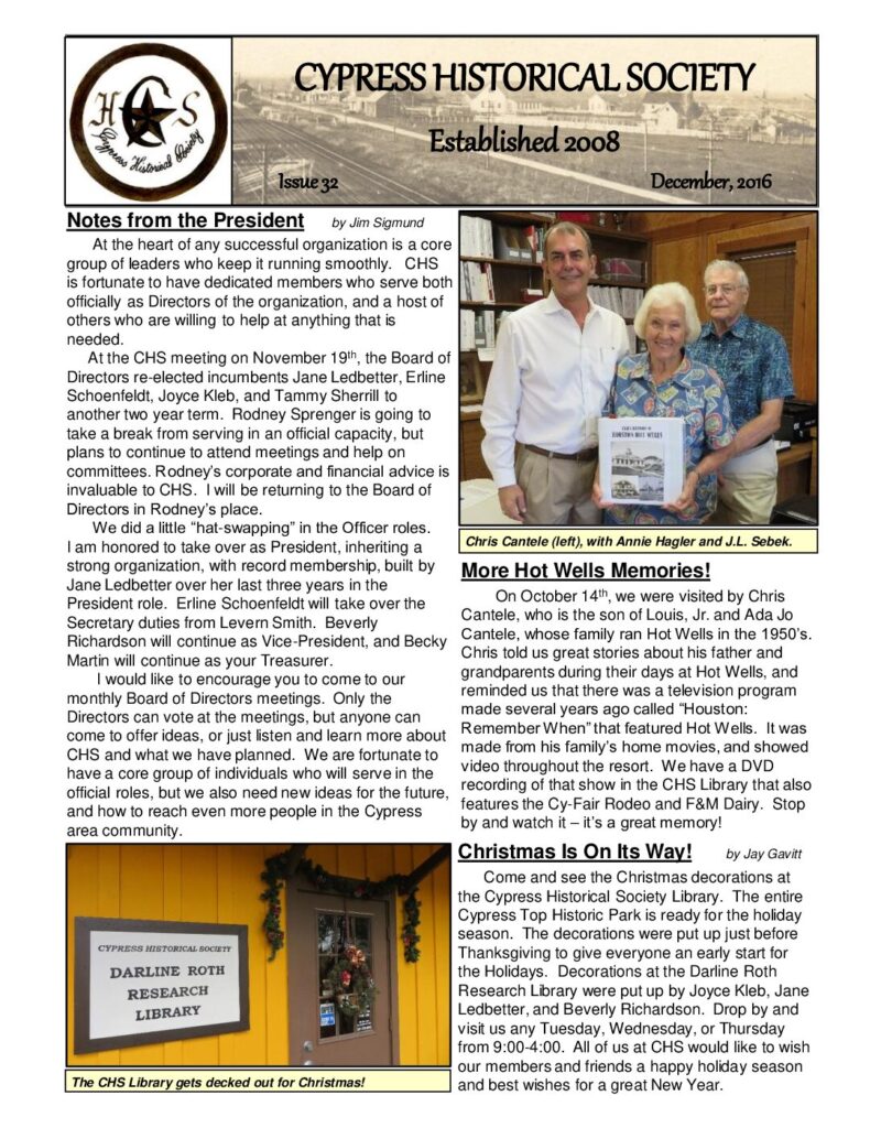 thumbnail of CHS-Newsletter-32-Dec2016