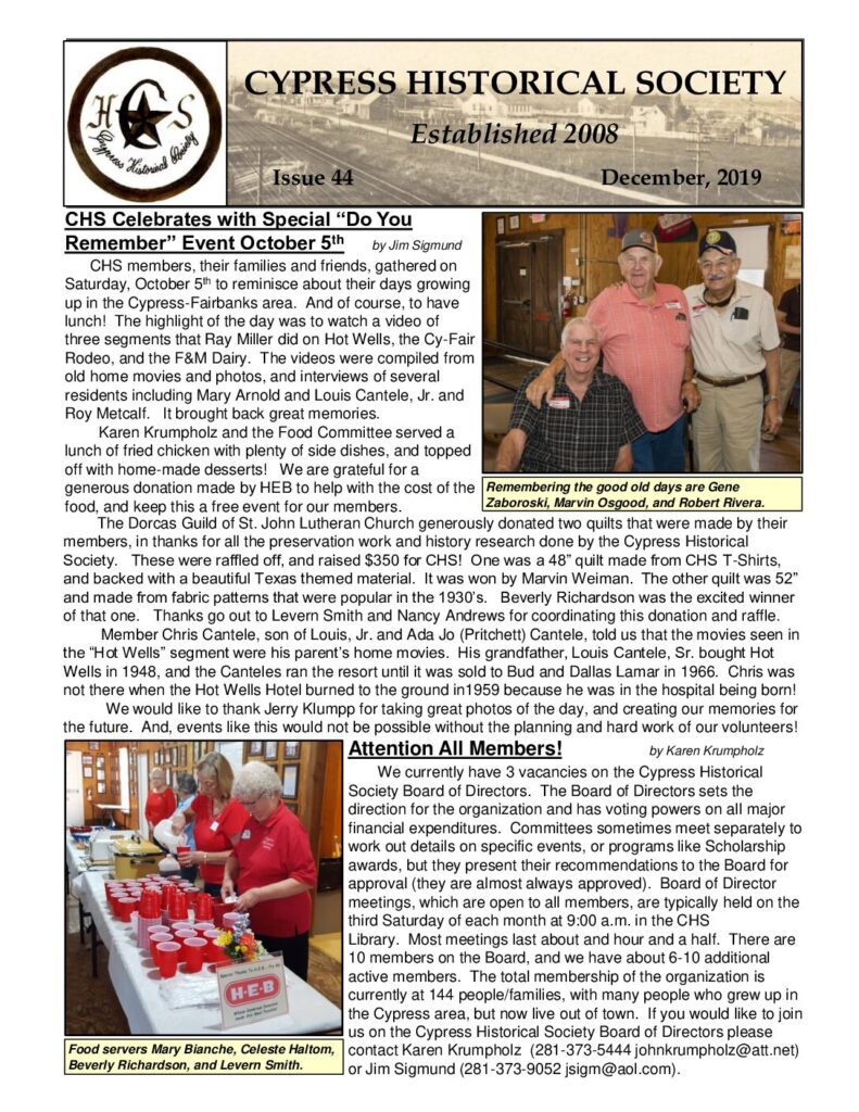 thumbnail of CHS-Newsletter-44-Dec2019