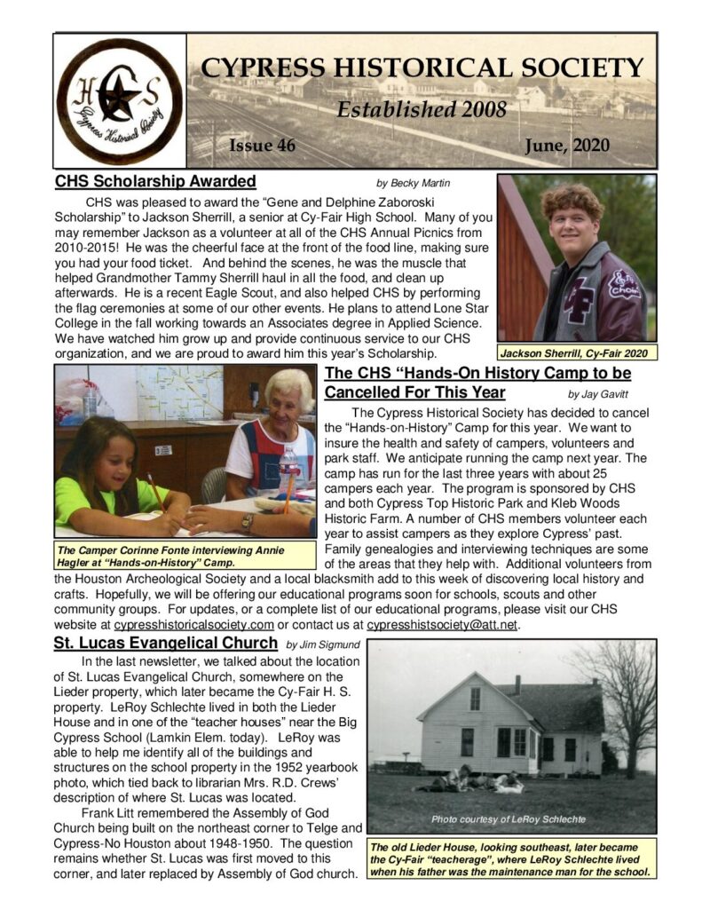 thumbnail of CHS-Newsletter-46-Jun2020
