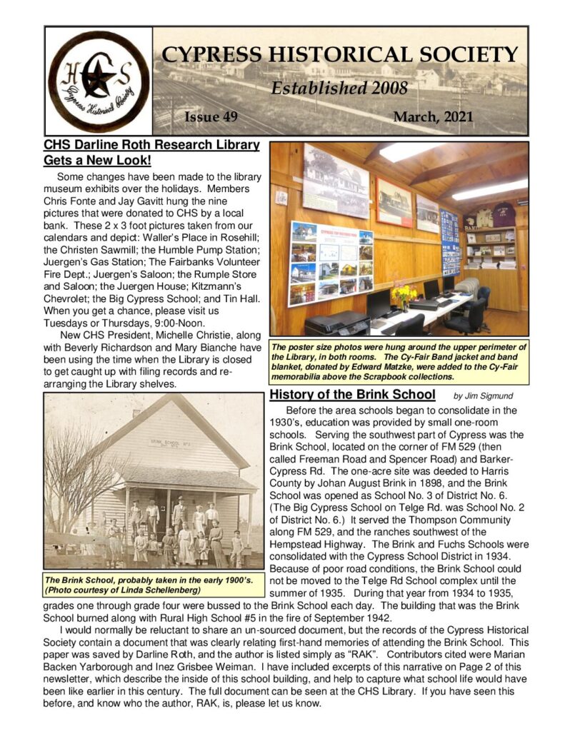 thumbnail of CHS-Newsletter-49-Mar2021