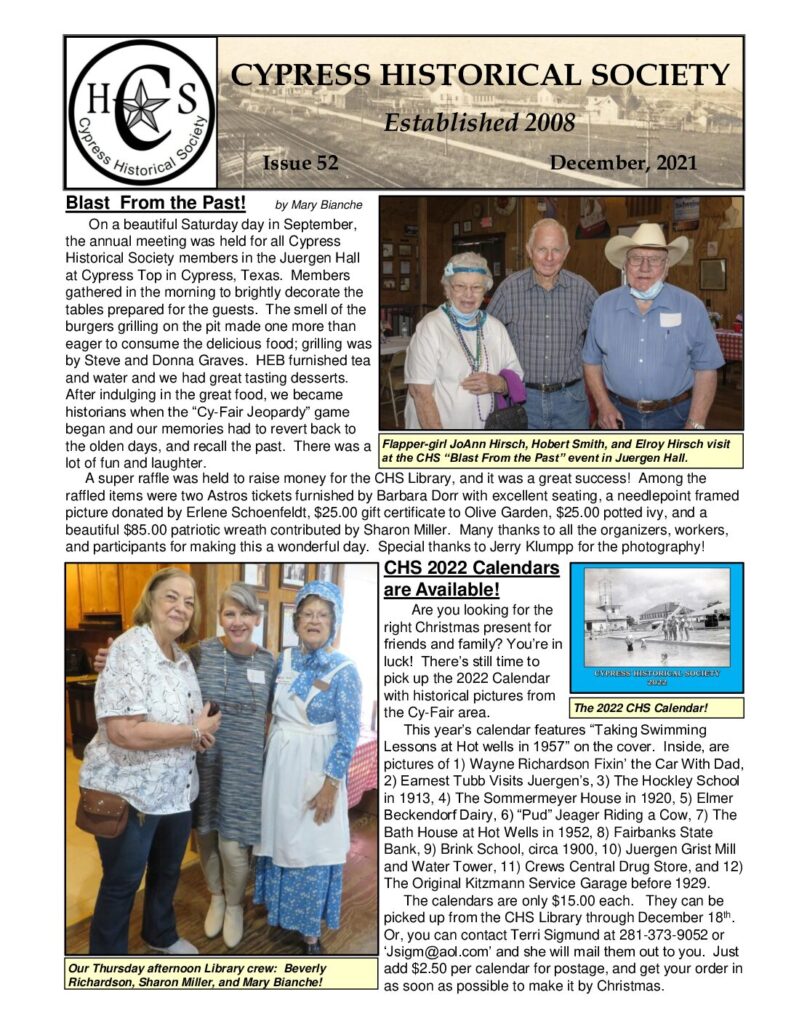 thumbnail of CHS-Newsletter-52-Dec2021